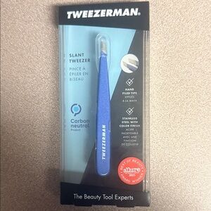 Tweezerman Denim Blue Award Winning Slant Tweezer